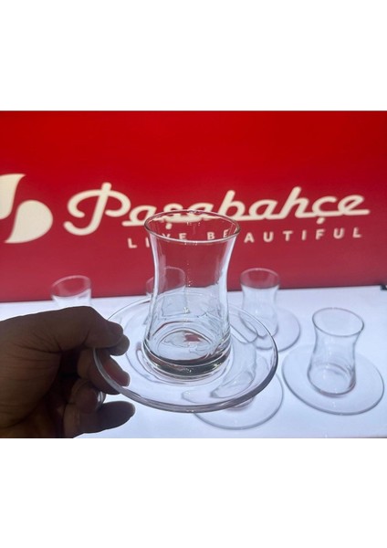 Turuncu 12 Parça Çay Seti, Şık ve Kullanışlı Ev Dekoru Için Ideal Seçim