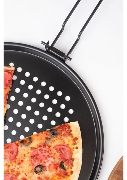 Yüksek Kaliteli Pizza Pişirme Tavası, Pratik ve Dayanıklı Lezzetli Yemekler Için fiyatları