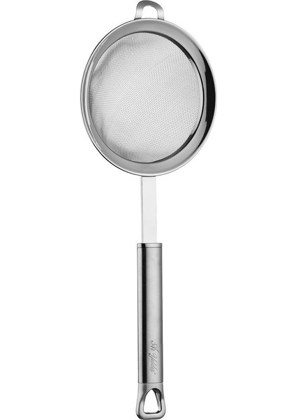 12 cm Paslanmaz Metal Süzgeç, Dayanıklı ve Pratik Kullanım Sağlar.