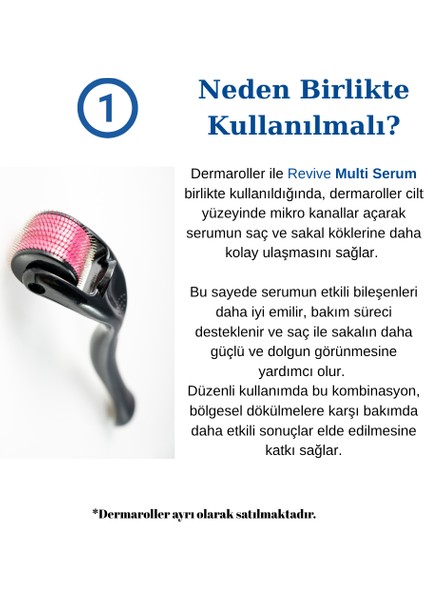 Revive Multi Saç ve Sakal Bakım Serumu – Saç ve Sakal Gürleştirici, Saç Derisi Bakımı ve Onarımı