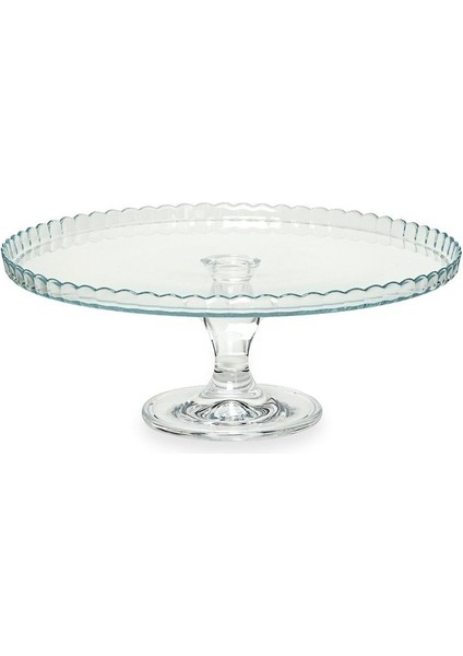 Beyaz Ayaklı Sunum Tabağı 95117, Şık ve Kullanışlı Sunum Aksesuarı