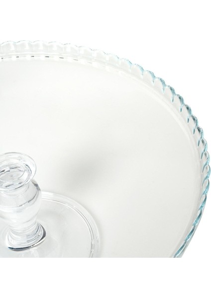 Beyaz Ayaklı Sunum Tabağı 95117, Şık ve Kullanışlı Sunum Aksesuarı fiyatları