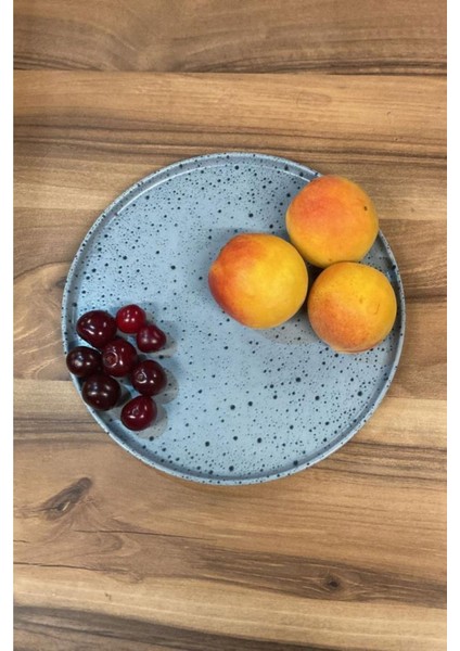 Mavi 3'lü Servis Pasta Sunum Tabağı Seti fırsatları