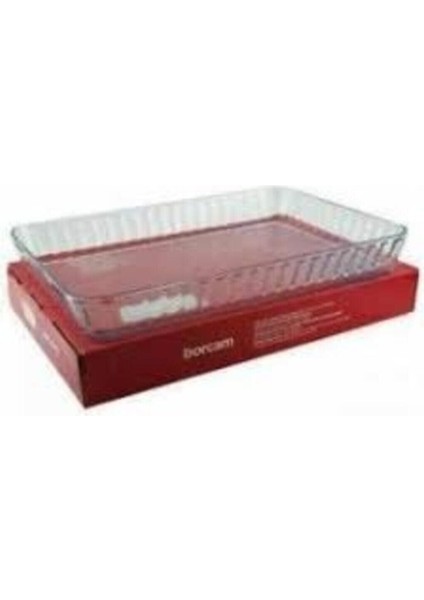 Dikdörtgen Fırın Kabı, 3800 Cc, Beyaz, Sağlam ve Şık Tasarım