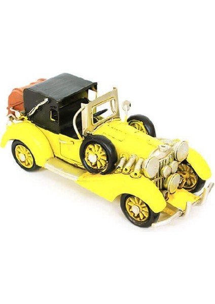 Dekoratif Metal Araba Vintage Biblo Ev Ofis Hediyelik