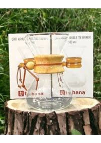 Cam Kahve Demleme Karafı, 400 Ml, Şık ve Kullanışlı Kahve Hazırlama Kabı