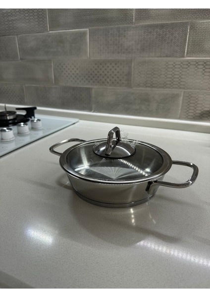 Gri Hisar Optima Çelik Sahan 18CM, Şık ve Dayanıklı Mutfak Gereci fırsatları