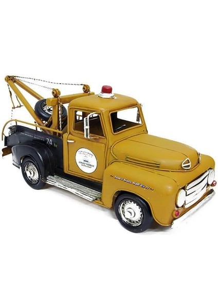 Metal Araba Çekici Biblo Dekoratif Hediyelik