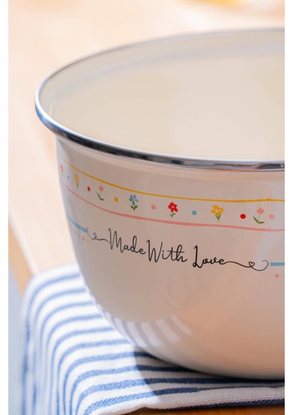 Renkli Emaye Karıştırma Kabı - 22 Cm, Şık ve Kullanışlı, Sıcacık Tasarım modelleri