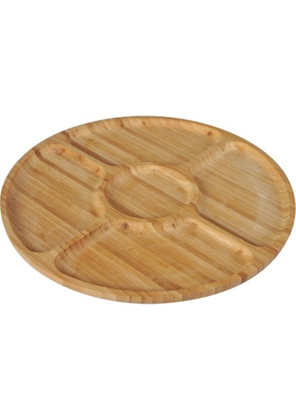 Dönen Servis Tabakası 28 Cm, Kahverengi, Şık ve Dayanıklı Tasarım