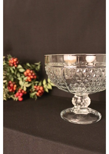 Parlak Kristal Ayaklı ve Kapaklı Şekerlik, Meyve ve Kurabiye Kabı modelleri