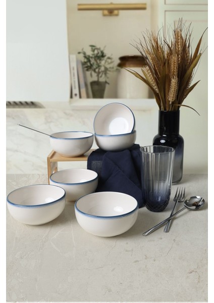 Renkli 12 cm Bulut Kase 6'lı Takım, Şık ve Dayanıklı Mutfak Gereçleri