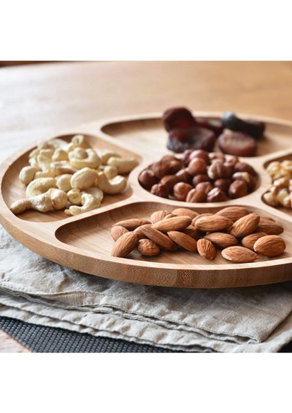 Dönen Servis Tabakası 28 Cm, Kahverengi, Şık ve Dayanıklı Tasarım