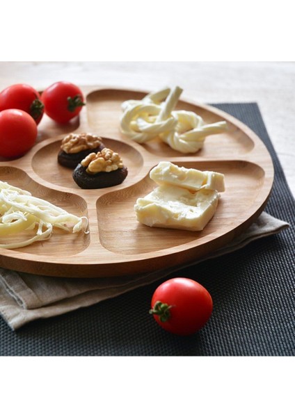 Dönen Servis Tabakası 28 Cm, Kahverengi, Şık ve Dayanıklı Tasarım