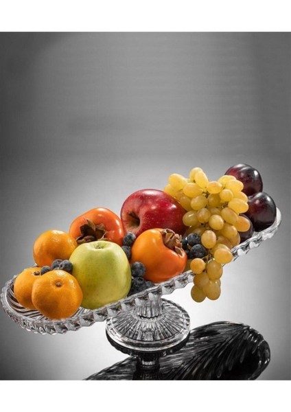 Beyaz Cam Oval Servis Tabağı, Salata ve Meyve Sunumu Için Şık ve Dayanıklı Tasarım fiyatları