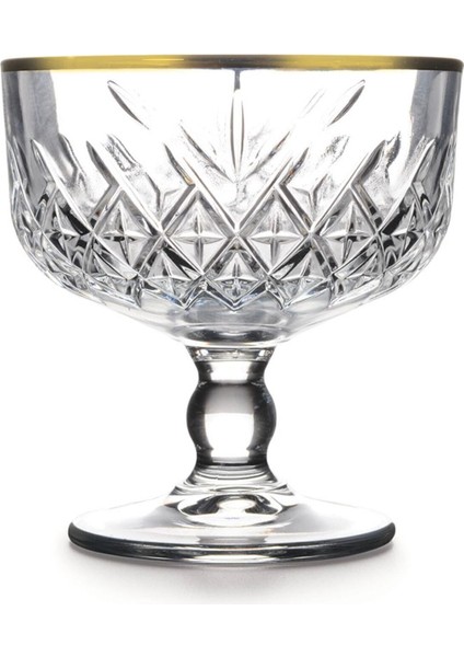 Altın Tonlu 4'lü Ayaklı Dondurmalık Seti, Şık ve Kullanışlı Tasarım fırsatları