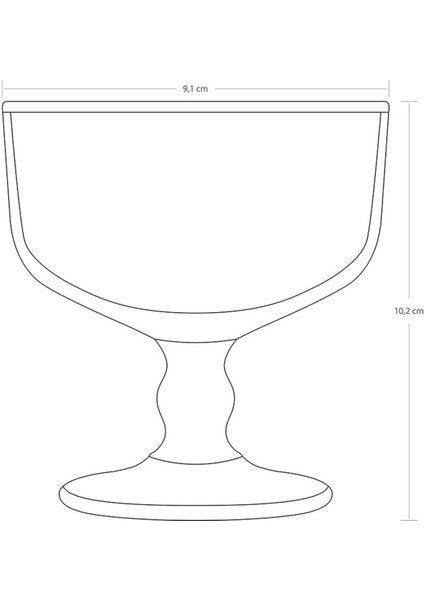 Altın Tonlu 4'lü Ayaklı Dondurmalık Seti, Şık ve Kullanışlı Tasarım indirimleri