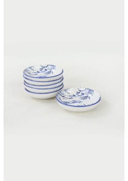 Beyaz 13 cm 6'lı Halka Çerezlik ve Sosluk Seti, Şık ve Kullanışlı Tasarım fiyatları