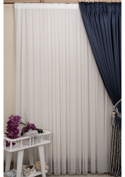 Pilesiz Düz Dikiş Titi Model Tül Perde, Ttm Zemin Tül Perde, Kırık Beyaz Ütü Istemeyen Tül Perde fiyatları