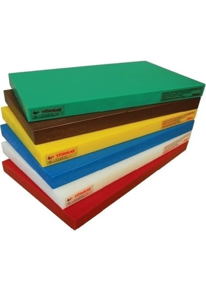 Çok Renkli Polietilen Kesim Tahtası, 30X40X2 Cm, Çok Renkli, Dayanıklı ve Kullanışlı