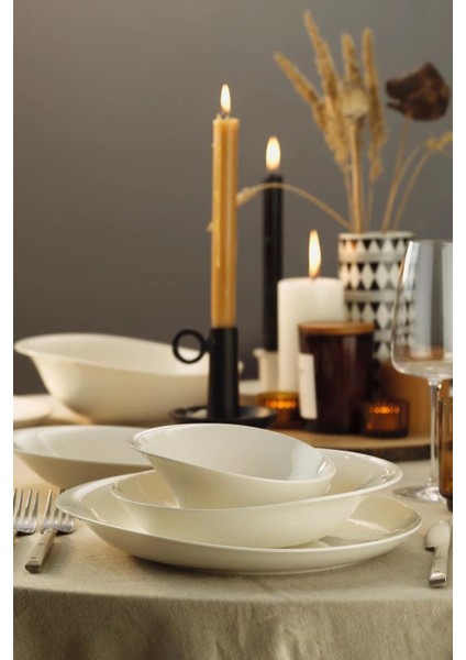 Rosa Renkli, Dekoratif, 2'li Set, Şık ve Kullanışlı Kase Seti