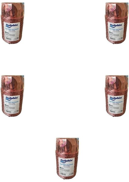 Pembe Çiçekli Muffin Kağıdı, 25 Adet, 5 Paket, Kek ve Cupcake Kalıbı.