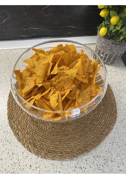 Turuncu Cam Ayaklı Meyvelik ve Sunum Kasesi, Çok Amaçlı Servis Tabağı fiyatları