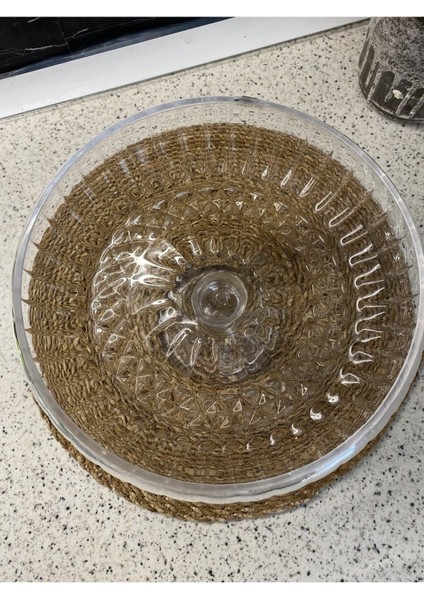 Turuncu Cam Ayaklı Meyvelik ve Sunum Kasesi, Çok Amaçlı Servis Tabağı indirimleri