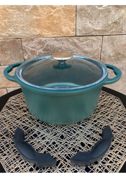 Yeşil Alüminyum Döküm 20 cm Derin Tencere, Sağlam ve Şık Tasarım modelleri