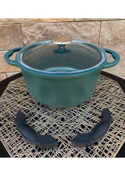 Yeşil Alüminyum Döküm 20 cm Derin Tencere, Sağlam ve Şık Tasarım indirimleri