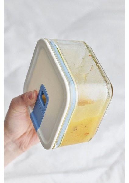 Kare Cam Saklama Kabı 720ML, Bej, Dayanıklı ve Şık Mutfak Gereci modelleri