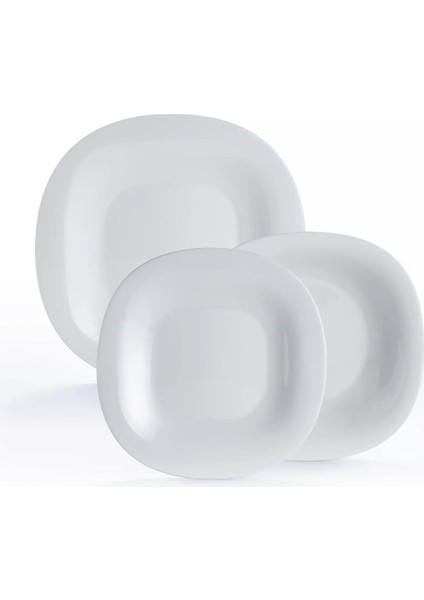 Beyaz Pasta Tabağı 19 cm 6'lı Set, Şık ve Kullanışlı Yemek Takımı Seçeneği indirimleri