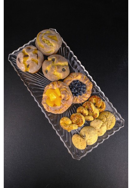 Turuncu Dikdörtgen Kek ve Pasta Sunum Standı 37,5 cm fırsatları