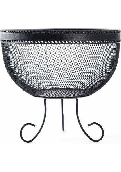 Şık Metal Meyvelik, Ayaklı Tasarım, Modern ve Kullanışlı, Siyah Renkli modelleri