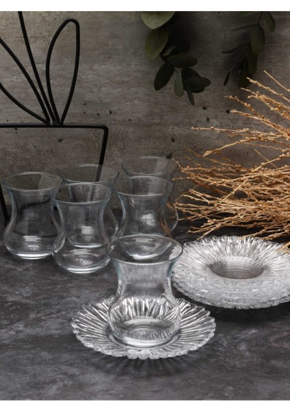 Turuncu 12 Parça Çay Seti, Şık ve Zarif Tasarım, Evinize Şıklık Katar fiyatları