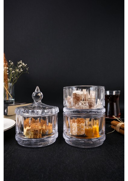 3 Katlı Cam Sunumluk, Kurabiye ve Şekerlik, 8 Cm, Şık ve Kullanışlı Tasarım fiyatları