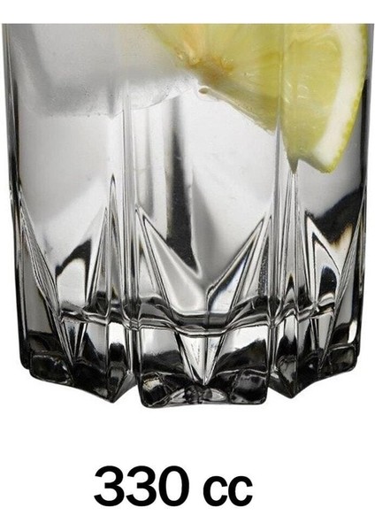 Turuncu 6'lı Meşrubat Su Bardağı Seti, Şık ve Kullanışlı Tasarım