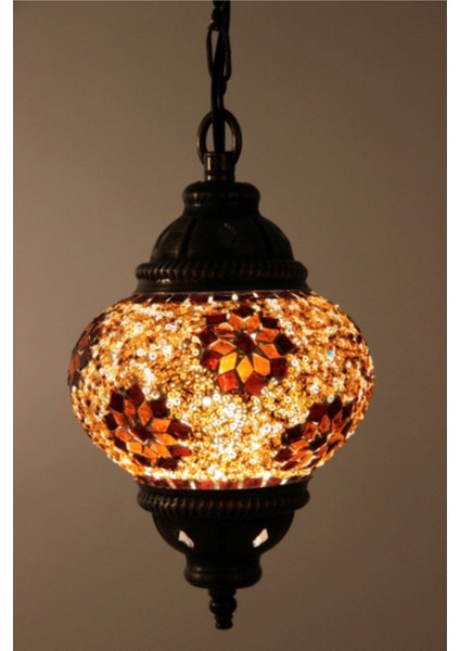 Kahverengi Mozaik Avize Seti No 2, Şık ve Özgün Aydınlatma Seçeneği fiyatları