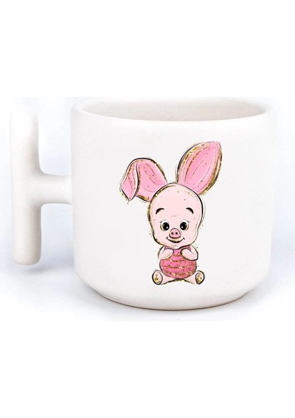 El Yapımı 3’lü T Kulplu Fincan Seti, Winnie The Pooh, Eeyore ve Piglet Figürleri modelleri