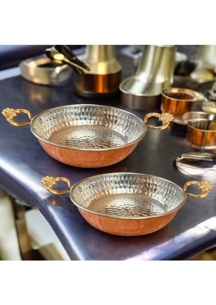 Kahverengi 16 cm Bakır Menemen Tava Seti, Dayanıklı ve Şık Mutfak Gereci. fırsatları