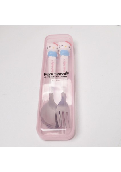 Çocuklar Için Renkli 2'li Çatal Kaşık Takımı, Neşeli ve Şık Tasarım fiyatları