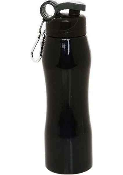 750 ml Siyah Çelik Matara, Sağlam ve Şık Tasarım