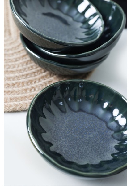 Yeşil 12 cm Çerezlik ve Sosluk Seti, 6'lı Paket, Şık ve Kullanışlı Tasarım modelleri