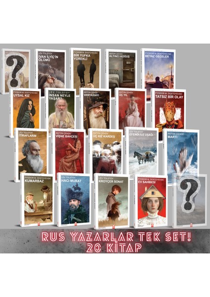 20 Kitaplık Rus Edebiyatı Seti
