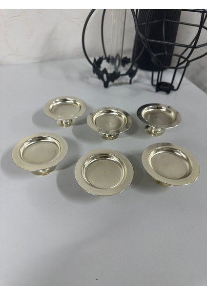 Paslanmaz Çelik 6'lı Lokumluk Seti, Şık ve Dayanıklı Kahve Yanında Kullanıma Uygun fırsatları