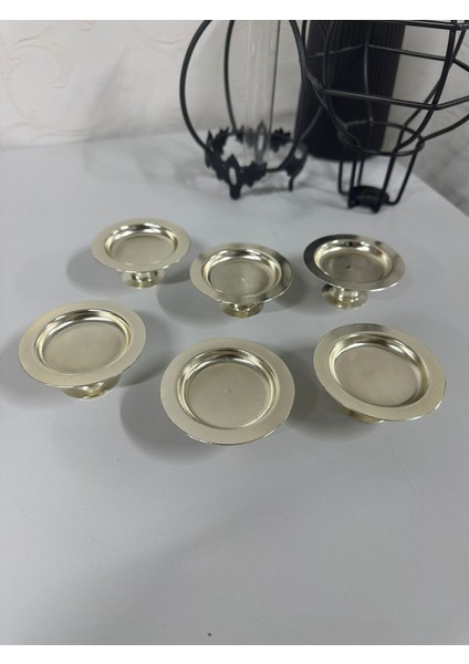 Paslanmaz Çelik 6'lı Lokumluk Seti, Şık ve Dayanıklı Kahve Yanında Kullanıma Uygun indirimleri