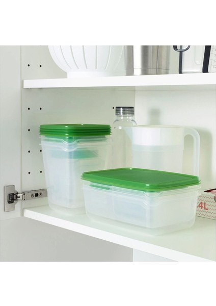 Beyaz Plastik Saklama Kabı Seti - Dayanıklı ve Şık Mutfak Gereçleri modelleri