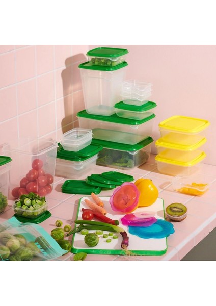 Beyaz Plastik Saklama Kabı Seti - Dayanıklı ve Şık Mutfak Gereçleri indirimleri