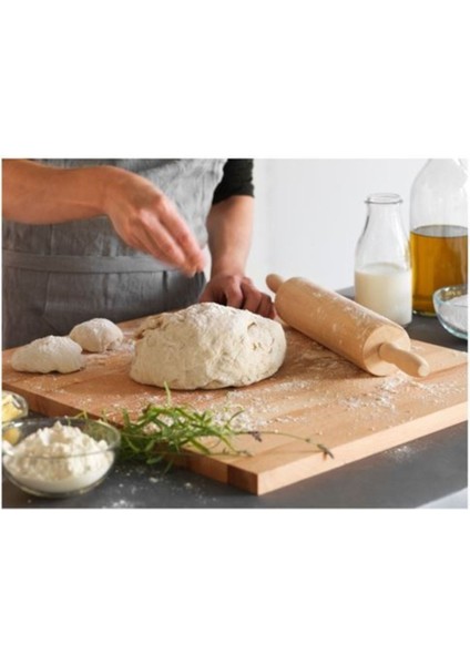 Huş Ahşap Merdane, Uzunluk 43 Cm, Çap 6 Cm, Hamur Açma Için Ideal Araç fırsatları