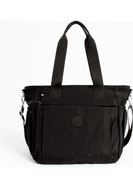 4017 Suya Dayanıklı Çok Bölmeli Krinkıl Çanta Kol Çantası Omuz